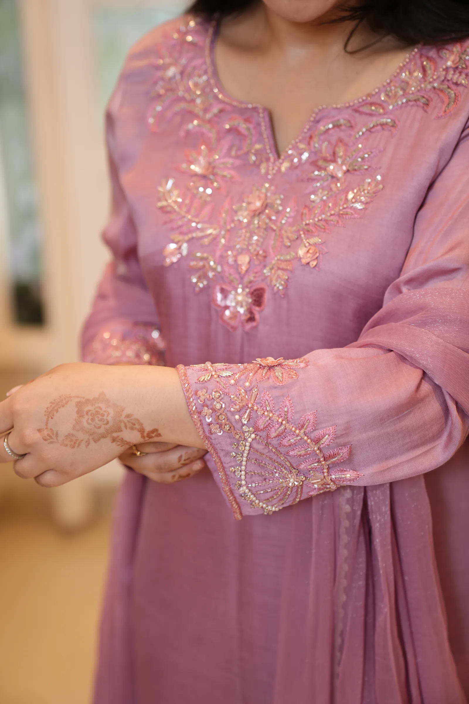 Lilac Blossom Embroidered Suit — photo 5