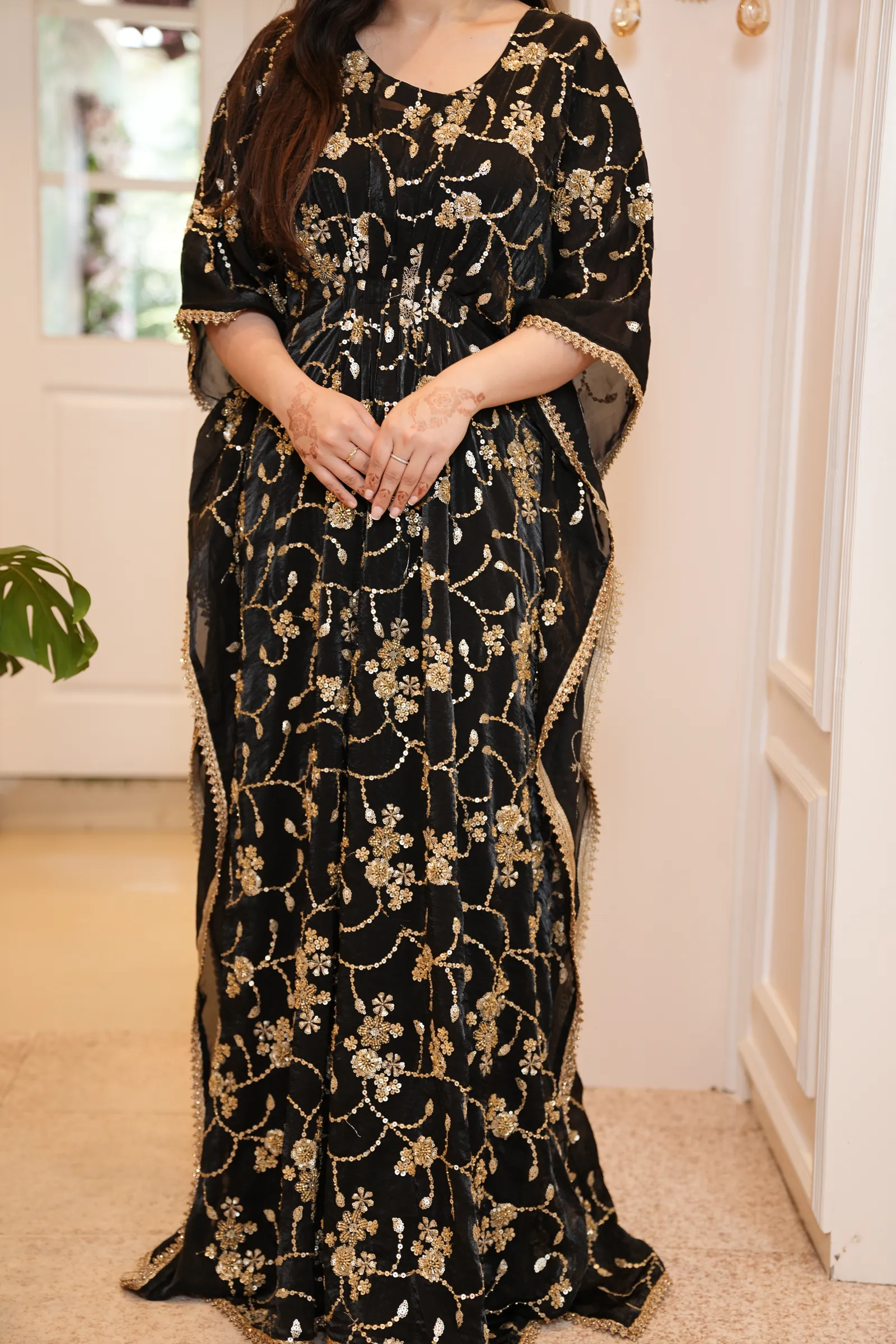 Midnight Gold Jaal Kaftan — photo 3