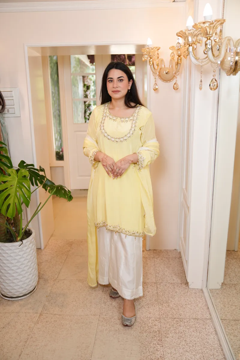 Lemon Pearl Festive Suit