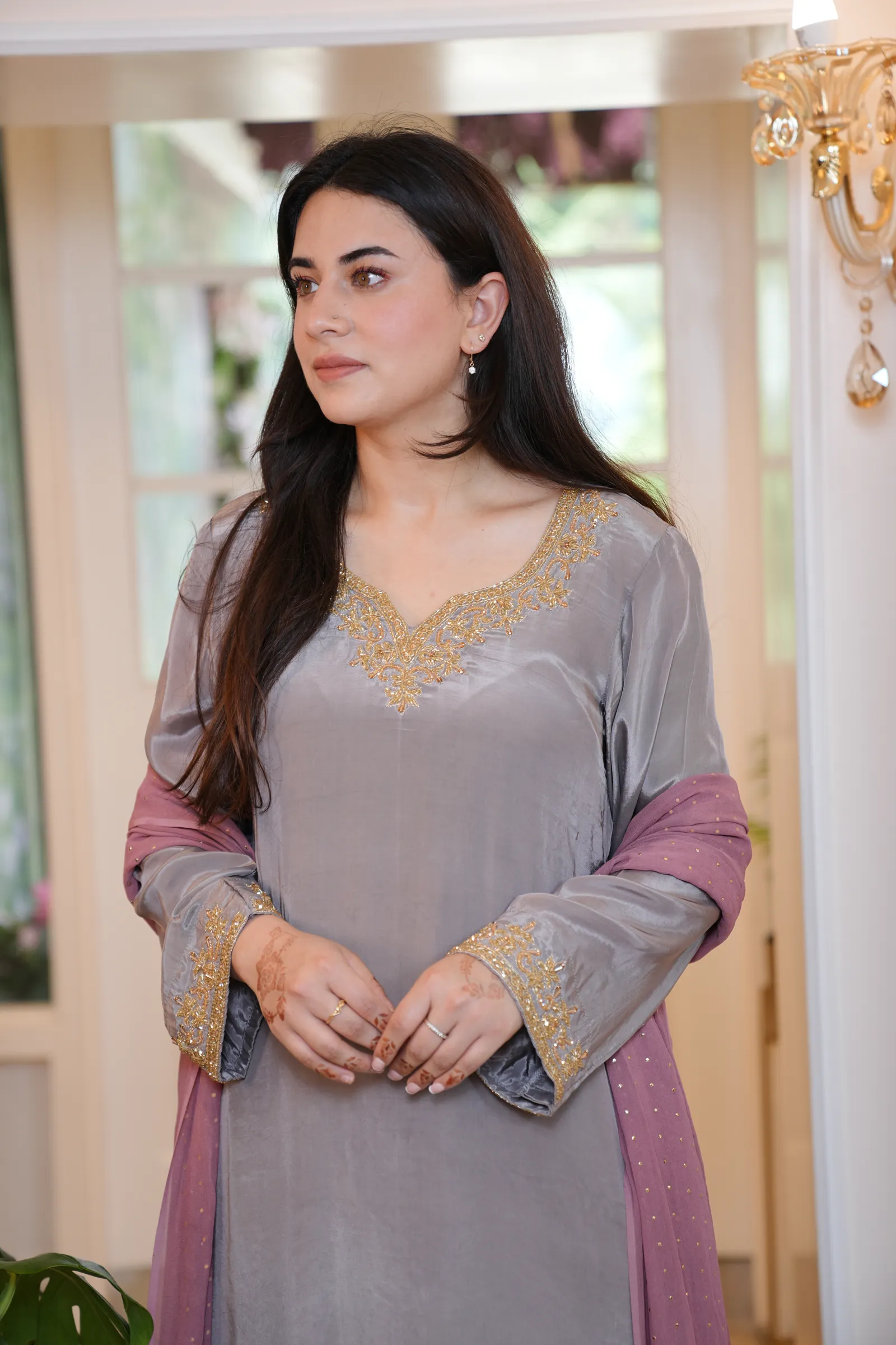 Dove Grey Tilla Suit — photo 2