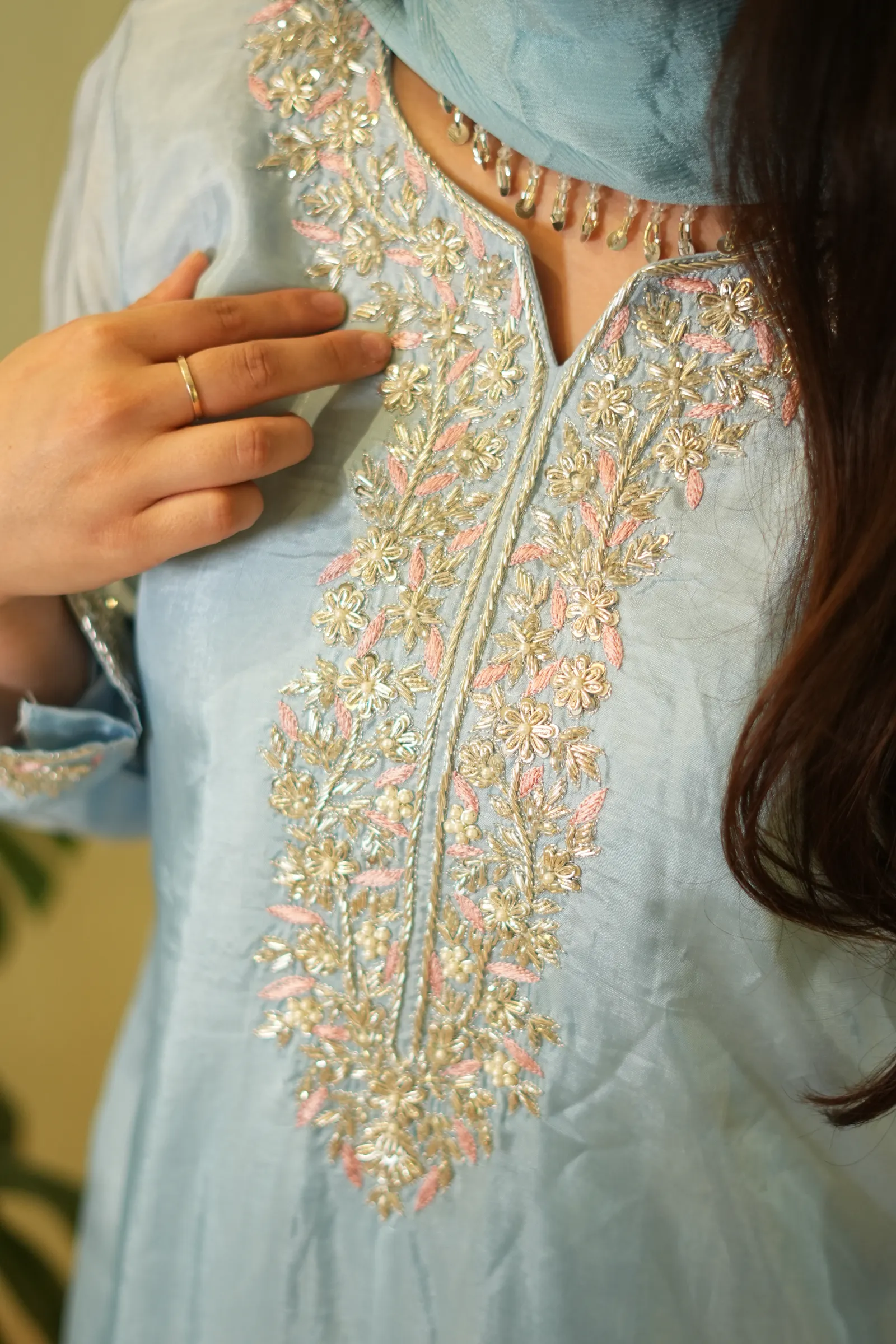 Powder Blue Tilla Suit — photo 2