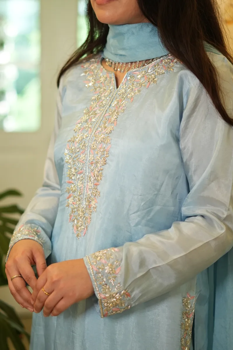 Powder Blue Tilla Suit