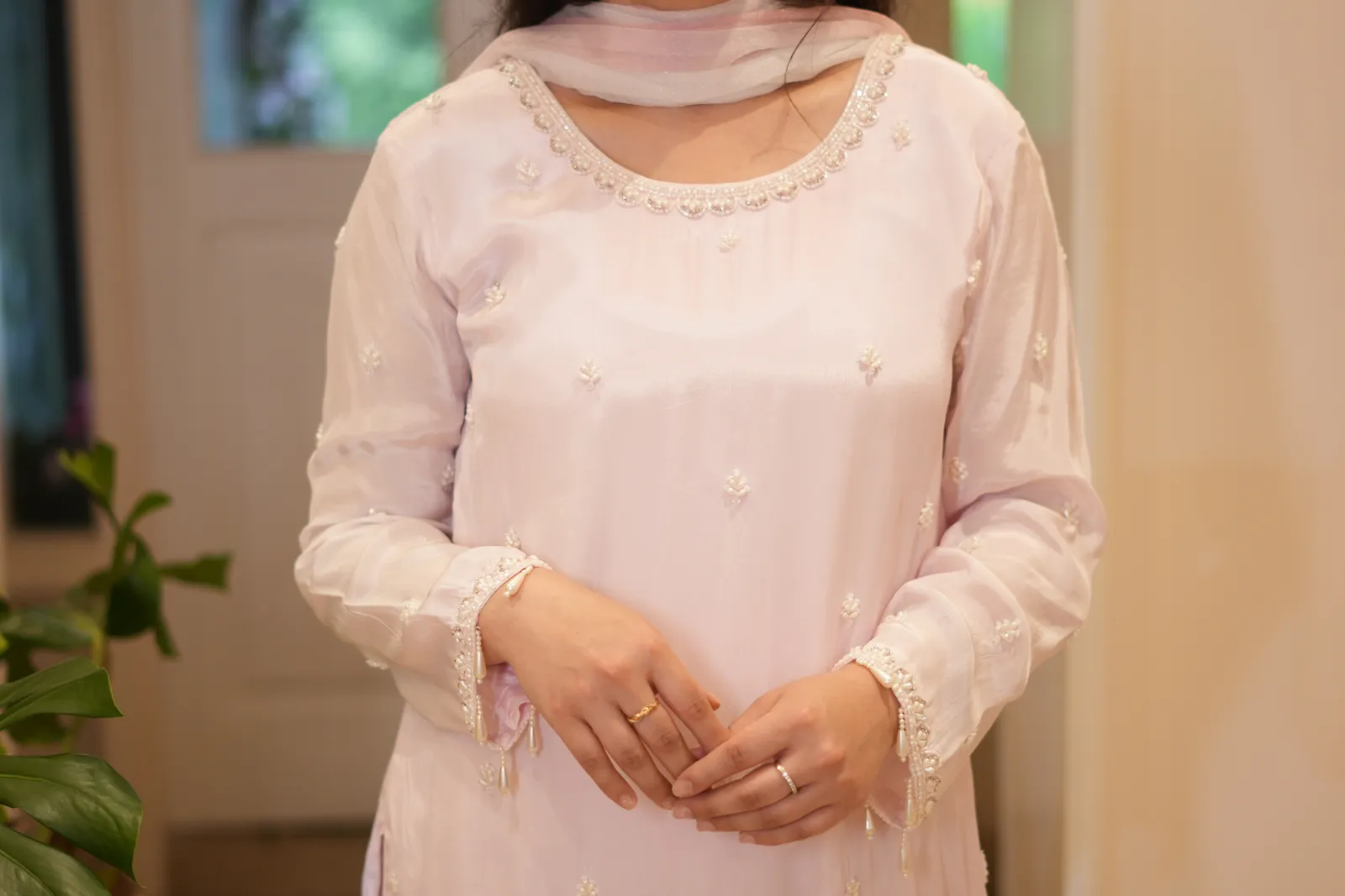 Pearl Blossom Pink Suit — photo 3