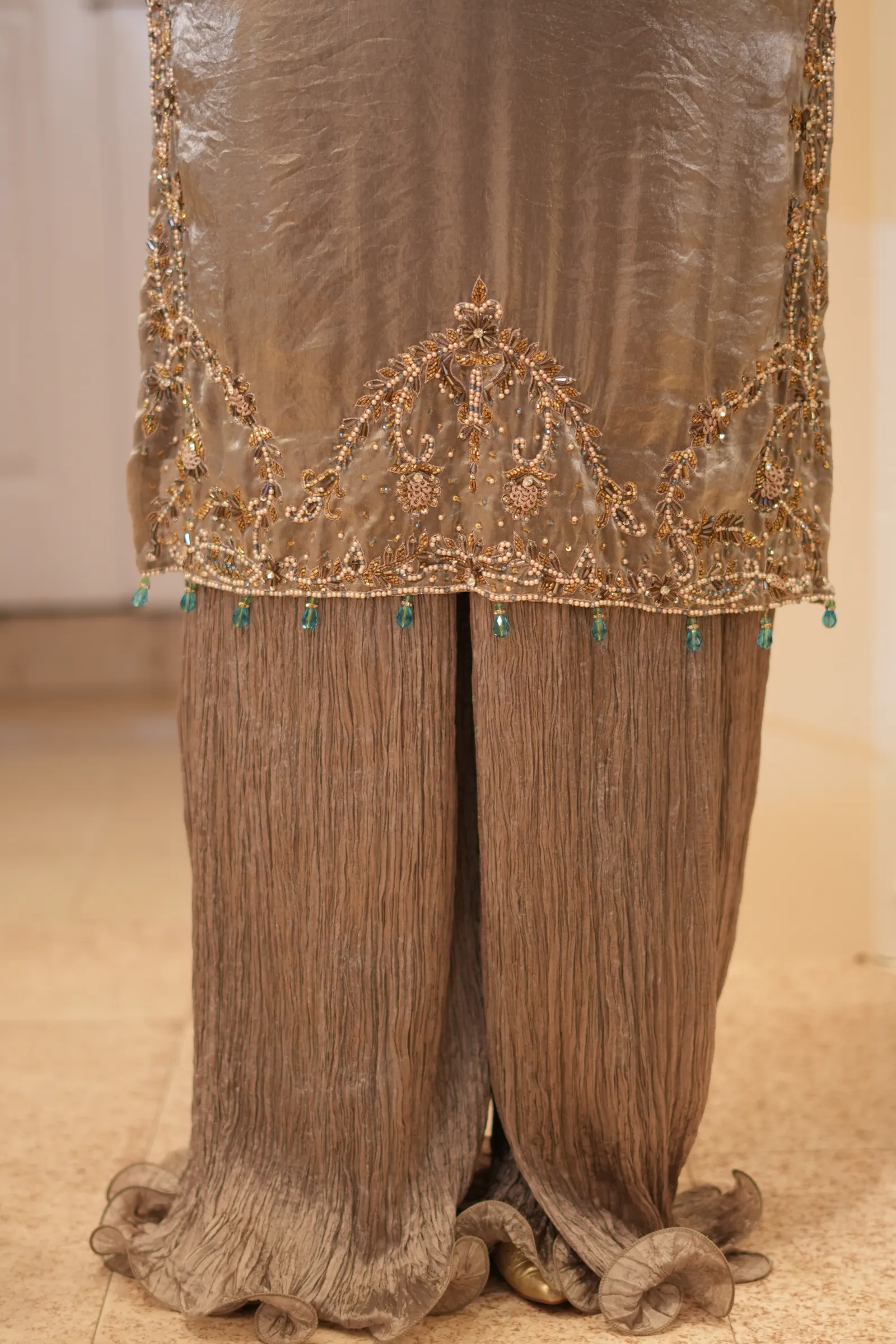 Silver Pearl Gharara Set — photo 13